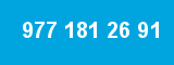 977 181 26 91
